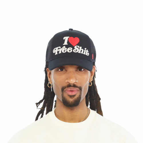 Cult of Individuality "I Love Free" Black Trucker